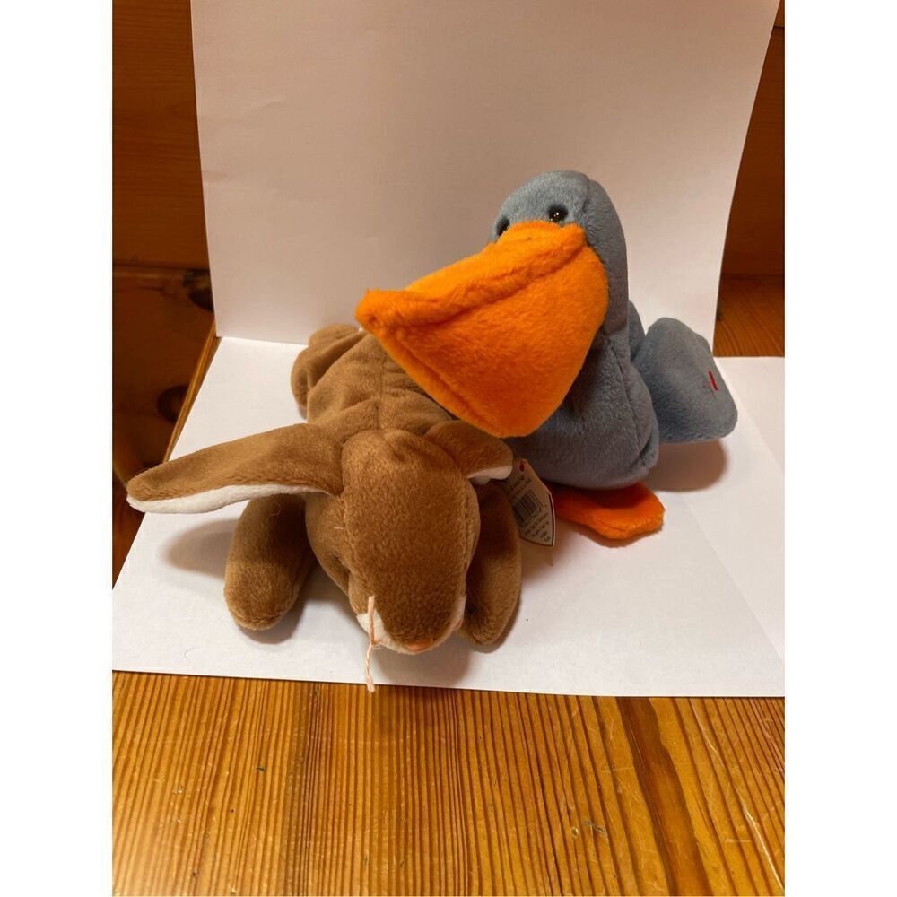 Ears the Bunny and Scoop the Pelican